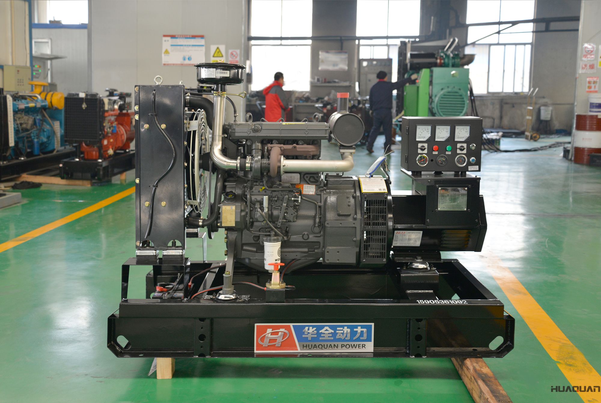 2018年4月25日華全動力30kw柴油發電機組發往廣東深圳