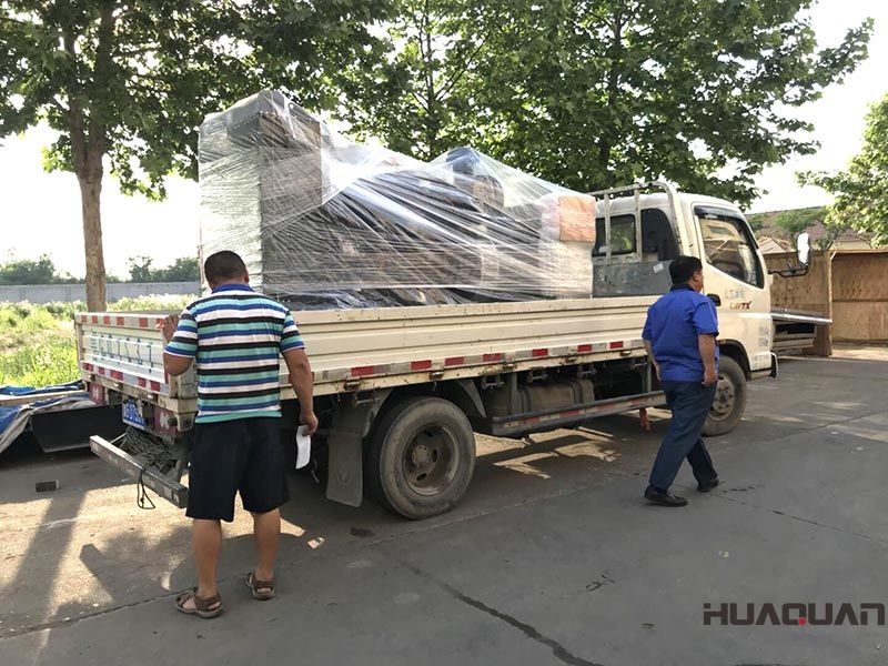 一臺(tái)HQ350GF立柜四保護(hù)柴油發(fā)電機(jī)組在6.6號(hào)發(fā)往四川省綿陽市