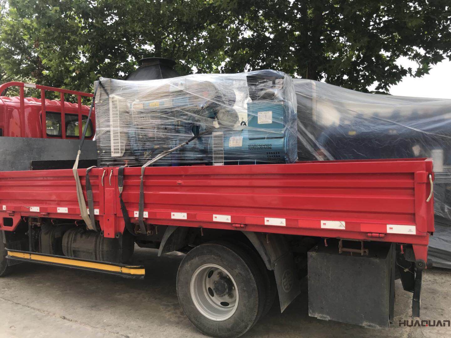 8月9日，一臺100kw標配柴油發(fā)電機組從華全動力順利發(fā)往河北