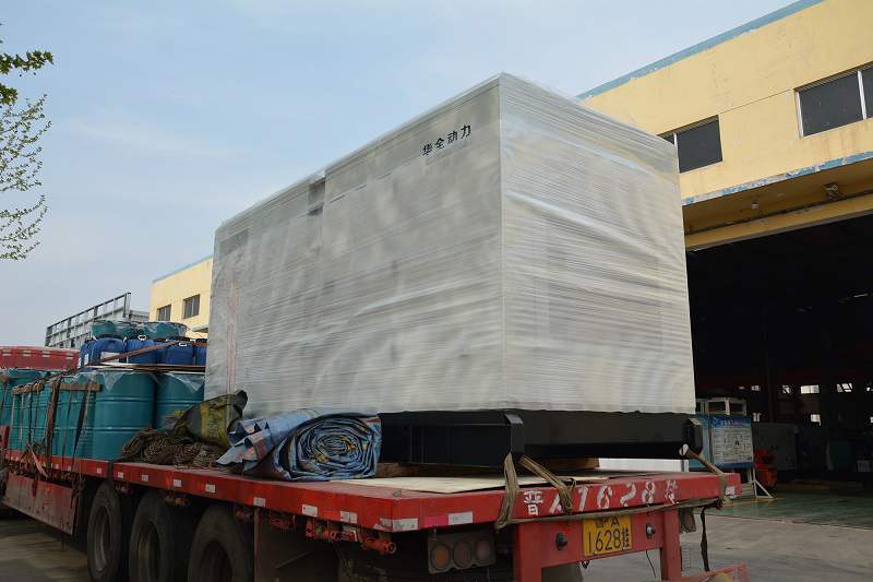 3月26日，汪先生從華全動力采購的250kw靜音箱發電機組發往江蘇省