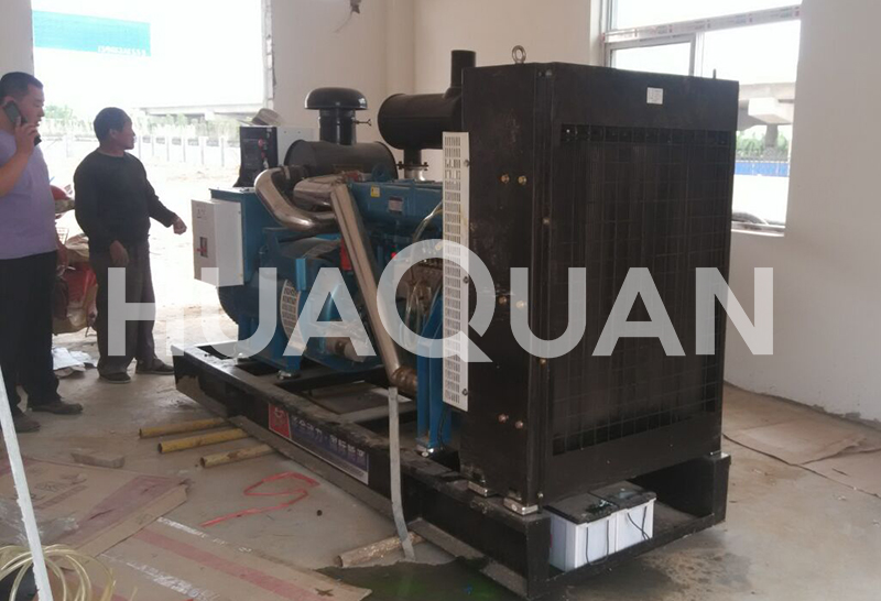 江蘇漣水縣電視臺400kW發電機組電站項目